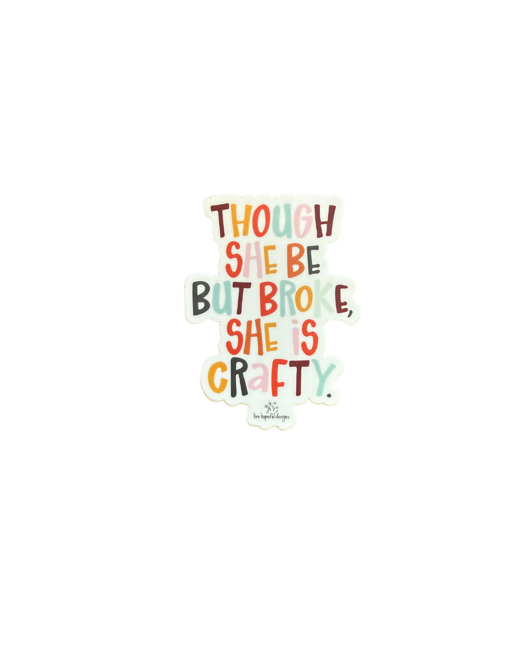 She is Crafty Sticker