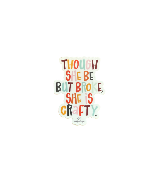 She is Crafty Sticker