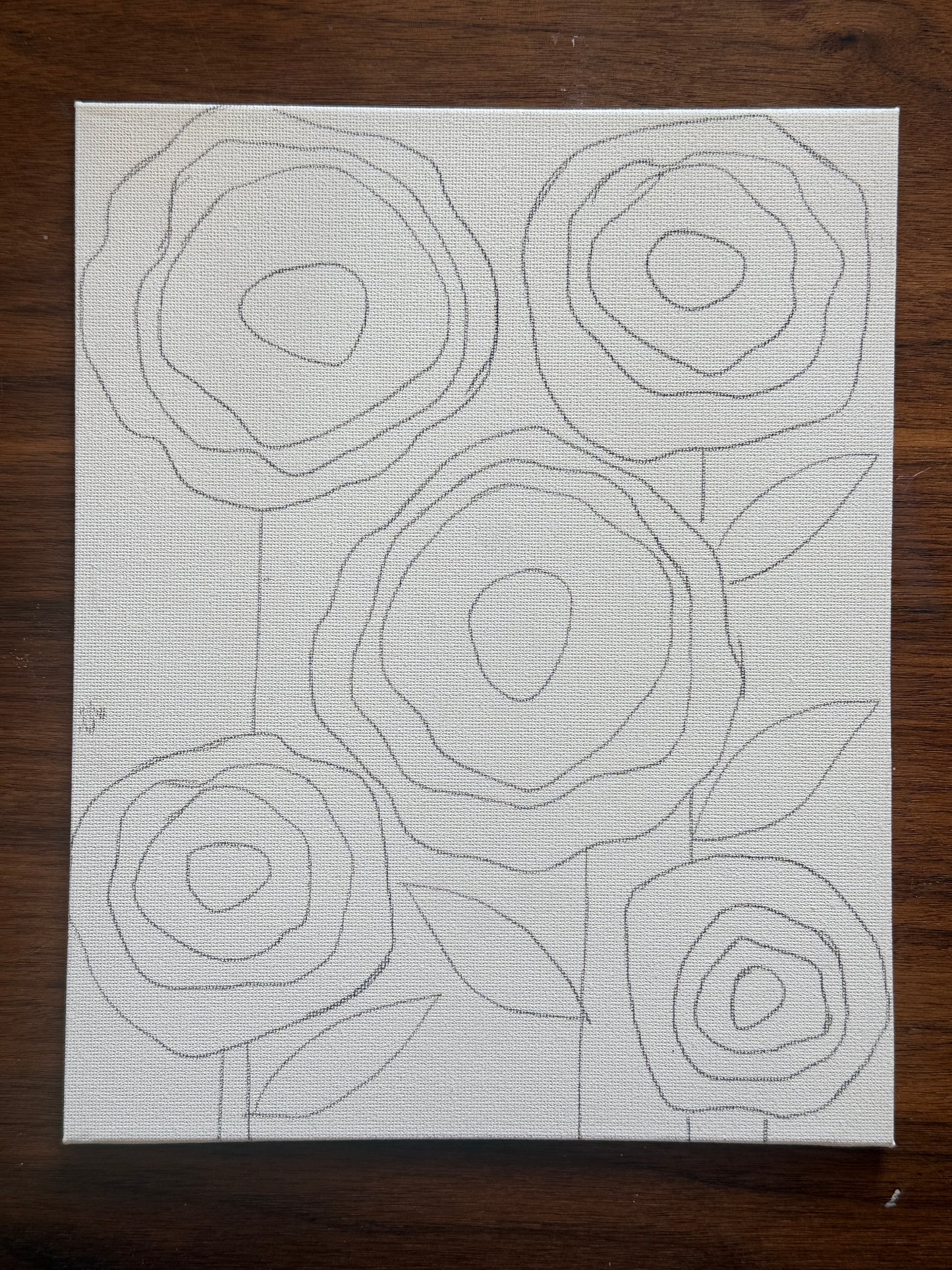 Whimsical Florals Mixed Media Paint Kit