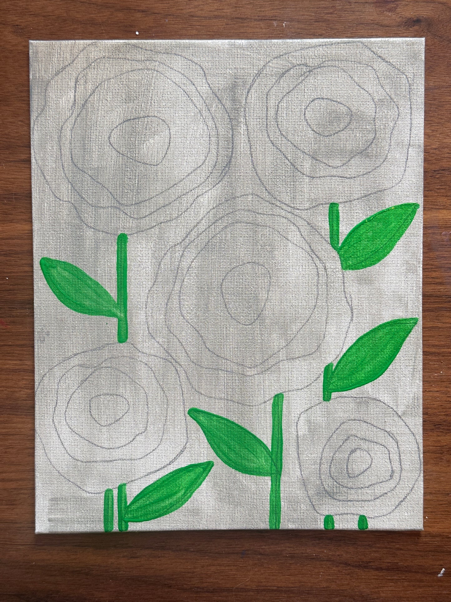 Whimsical Florals Mixed Media Paint Kit