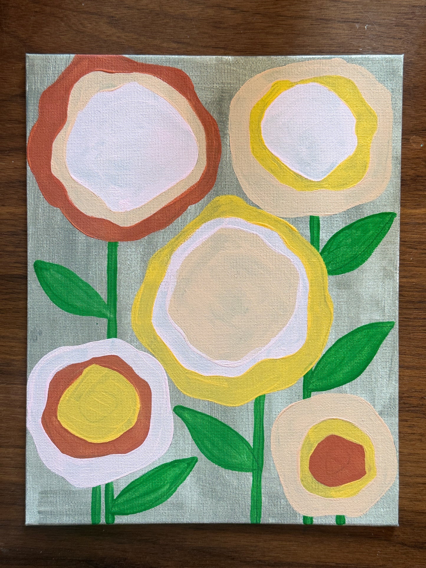 Whimsical Florals Mixed Media Paint Kit