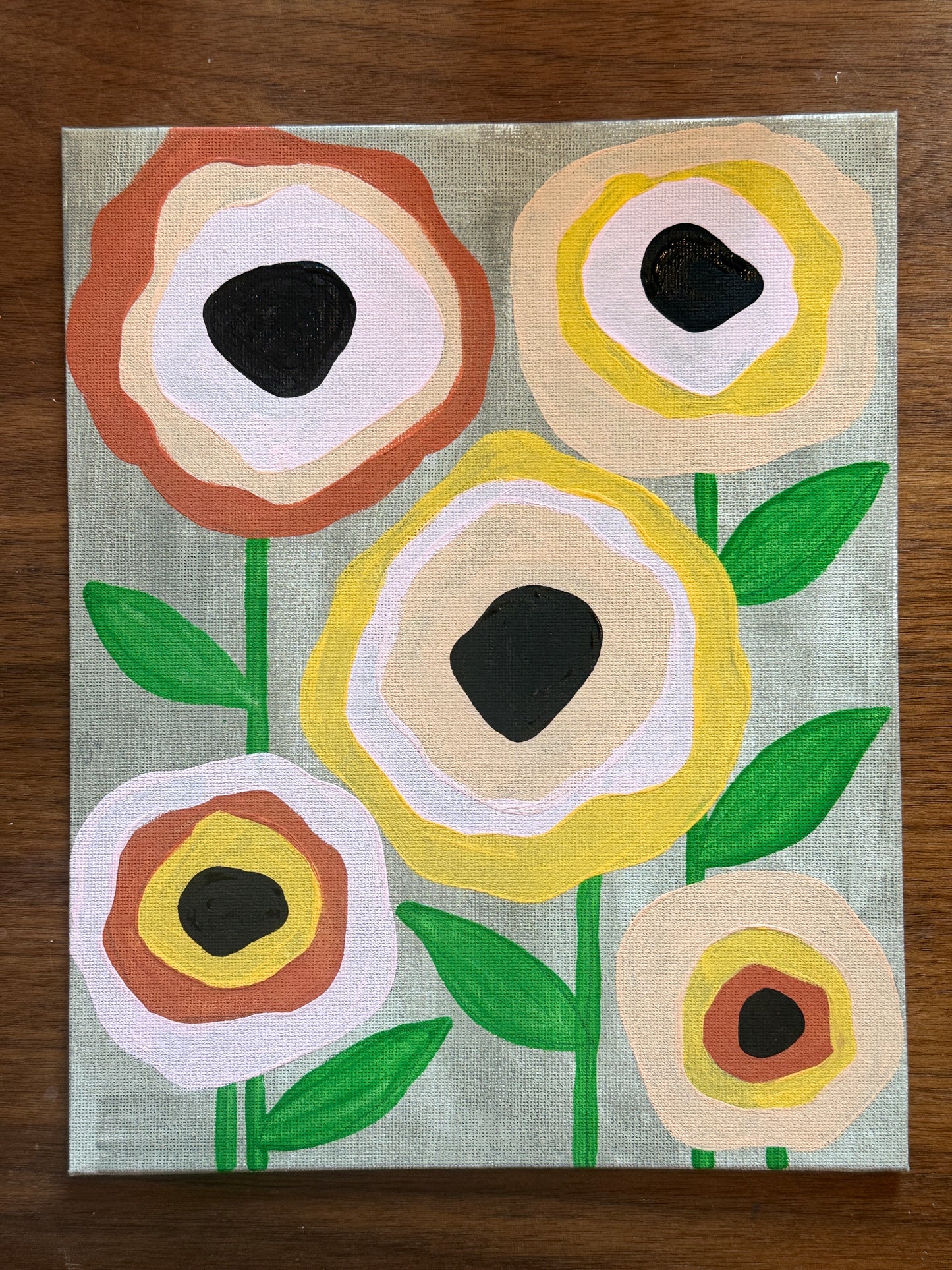 Whimsical Florals Mixed Media Paint Kit