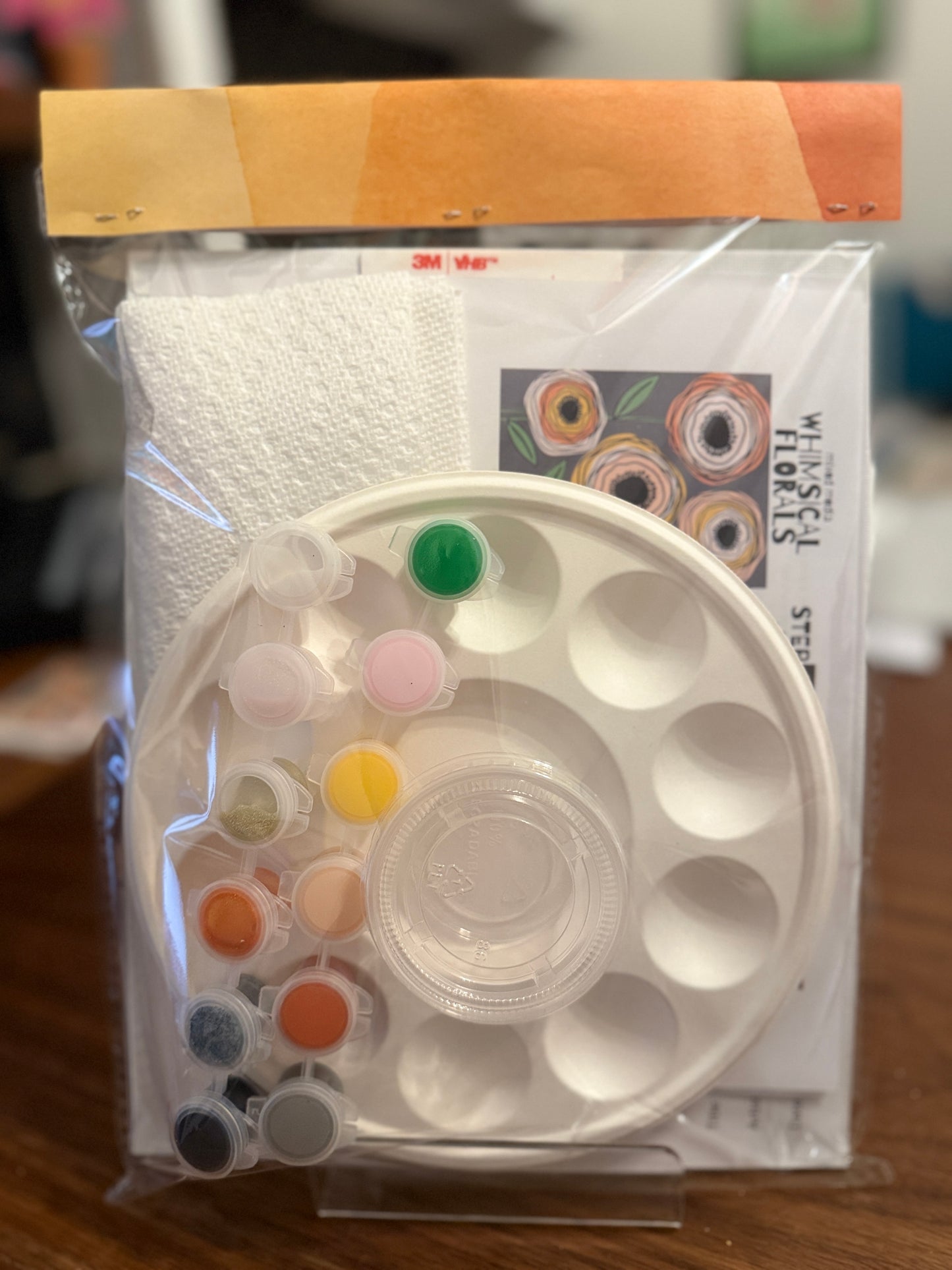 Whimsical Florals Mixed Media Paint Kit